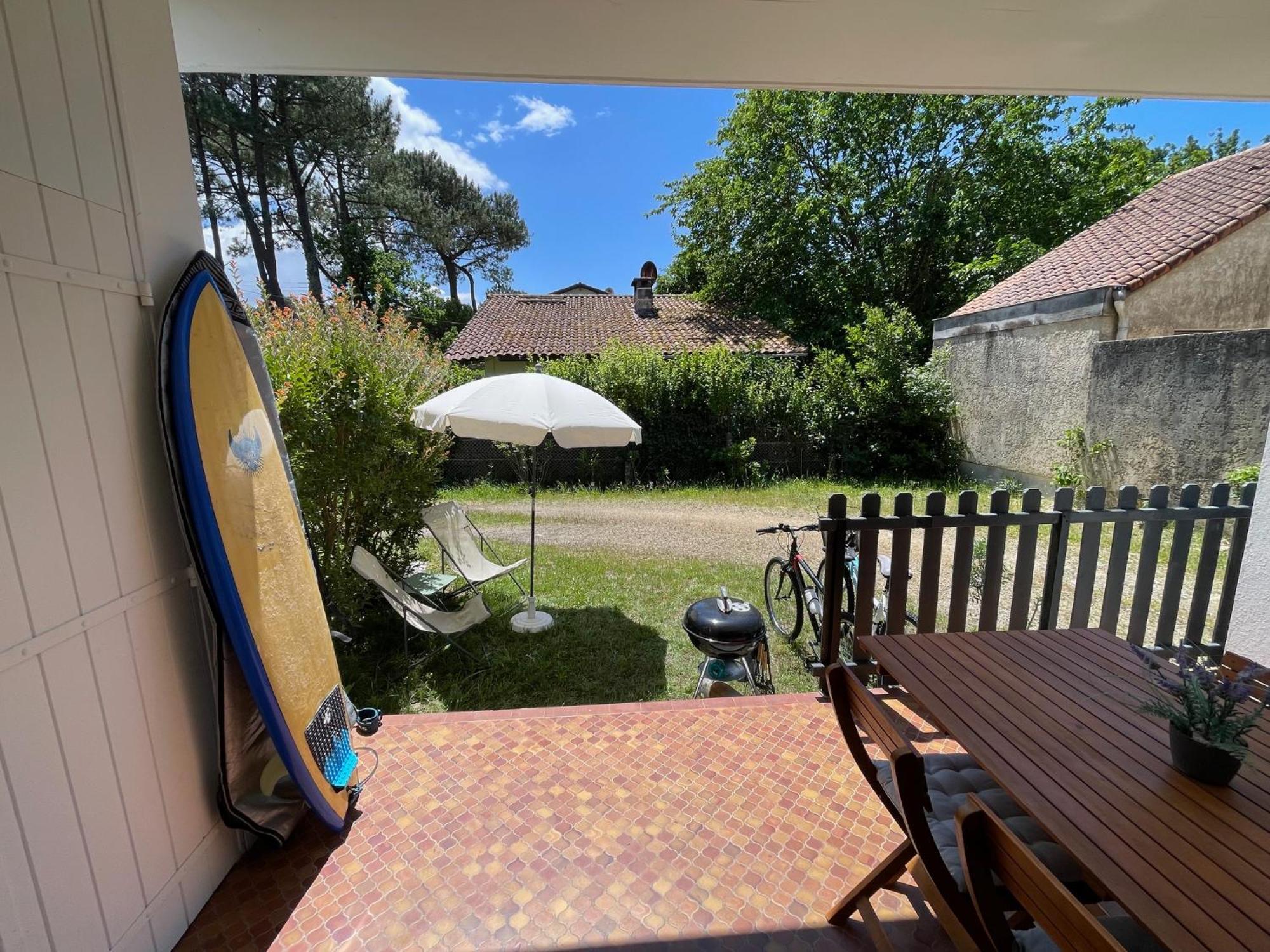 Appartement Avec Chambre, Terrasse Et Jardinet Proche Plage, Foret Pins, Piste Cyclable, Lac Мімізан Екстер'єр фото