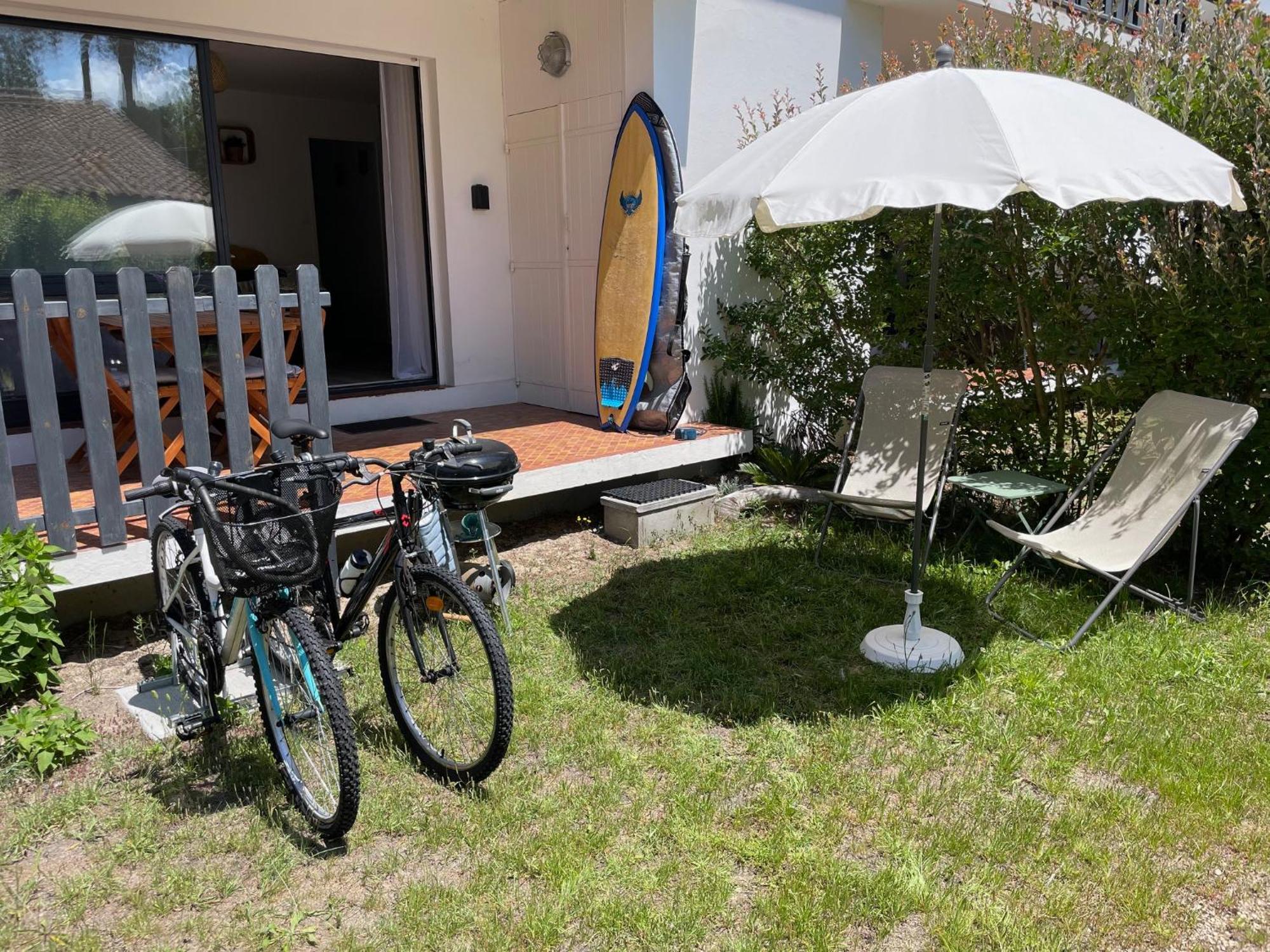 Appartement Avec Chambre, Terrasse Et Jardinet Proche Plage, Foret Pins, Piste Cyclable, Lac Мімізан Екстер'єр фото